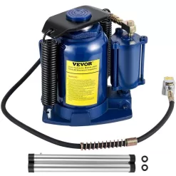 VEVOR QDYYQJDQCW32TGNR2V0 32-Ton Air Hydraulic Bottle Jack Pneumatic/Manual Dual Operation High Lift Pneumatic Hydraulic Bottle Jack