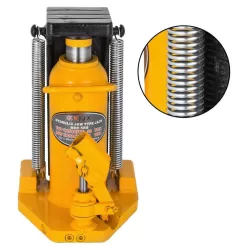 VEVOR QJD10T00000000001V0 Toe Jack Lift Hydraulic Machine 5-Ton to 10-Ton Air Hydraulic Toe Jack Proprietary Heat-Treated Steel, Yellow