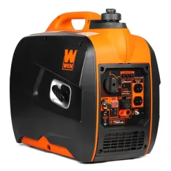 WEN DF250iX Super Quiet 2500-Watt Portable Dual Fuel Powered Inverter Generator with Recoil Start, Fuel Shut-Off and CO Sensor