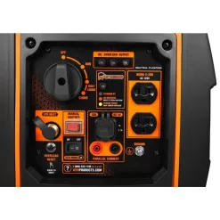 WEN DF250iX Super Quiet 2500-Watt Portable Dual Fuel Powered Inverter Generator with Recoil Start, Fuel Shut-Off and CO Sensor