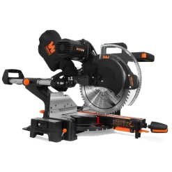WEN MM1214T 12 in. 15 Amp Dual Bevel Sliding Compound Miter Saw with Laser