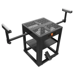 WEN MSA658T Multi-Purpose Rolling Planer and Miter Saw Tool Stand with Extension Rollers