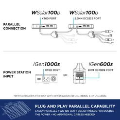 Westinghouse WSolar100p WSolar100p Portable 100W Solar Panel