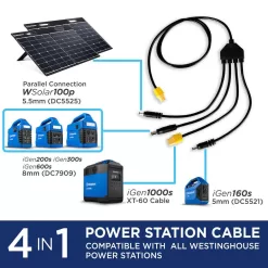 Westinghouse WSolar100p WSolar100p Portable 100W Solar Panel