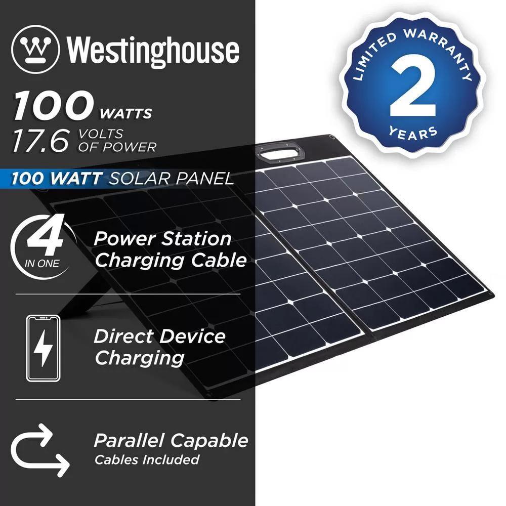 Westinghouse WSolar100p WSolar100p Portable 100W Solar Panel