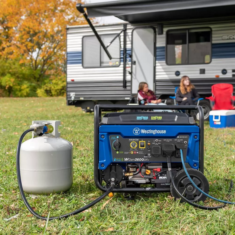 Westinghouse WGen3600DFc 4,650/3,600-Watt Dual Fuel Gas