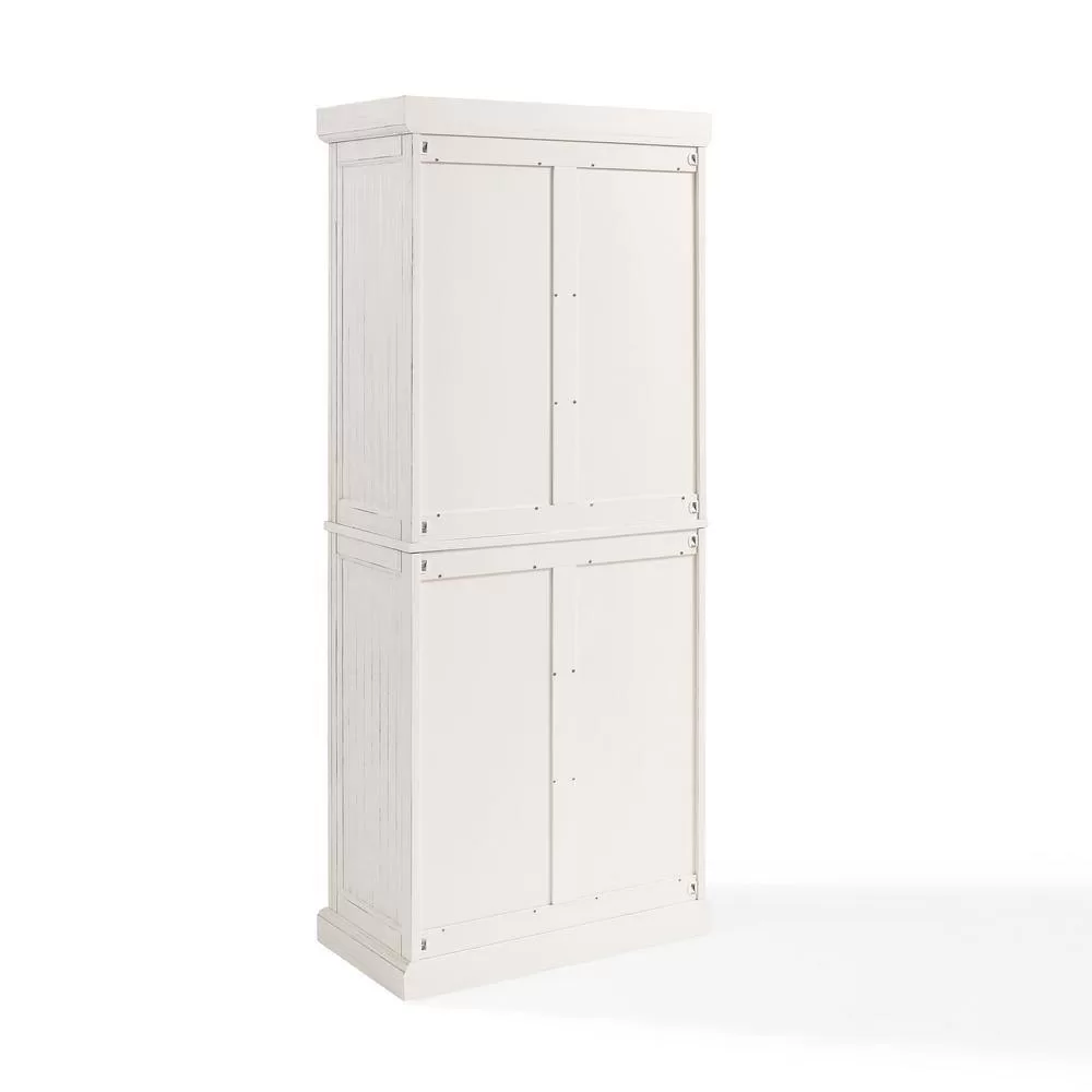 CROSLEY FURNITURE Seaside White Kitchen Pantry