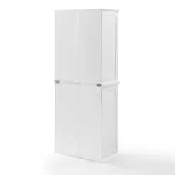 CROSLEY FURNITURE Bartlett White Tall Food Pantry