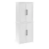 CROSLEY FURNITURE Bartlett White Tall Food Pantry