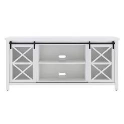 Meyer&Cross Clementine 68 in. White TV Stand Fits TV's up to 80 in.