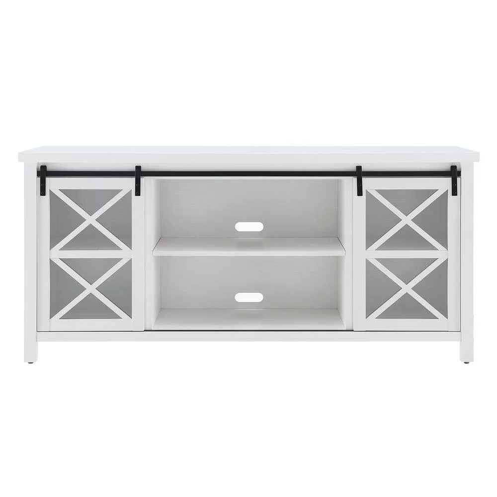 Meyer&Cross Clementine 68 in. White TV Stand Fits TV's up to 80 in.