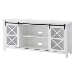 Meyer&Cross Clementine 68 in. White TV Stand Fits TV's up to 80 in.
