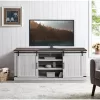 FESTIVO 68 in. White TV Stand for TVs Up to 70 in.