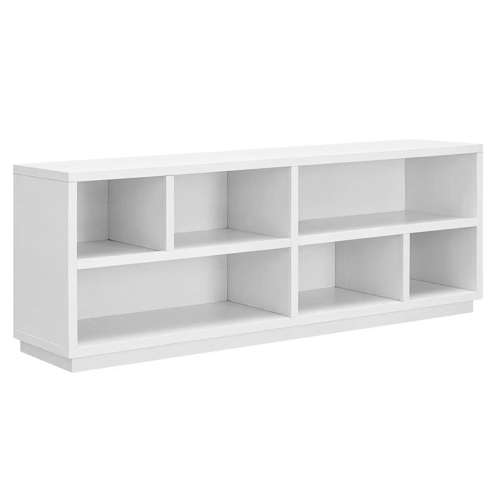 Meyer&Cross Bowman 70 in. White TV Stand Fits TV's up to 75 in.