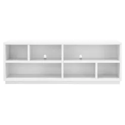 Meyer&Cross Bowman 70 in. White TV Stand Fits TV's up to 75 in.