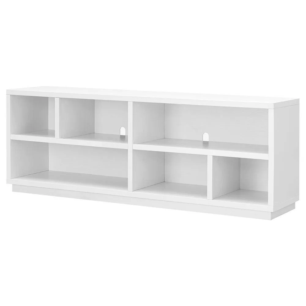 Meyer&Cross Bowman 70 in. White TV Stand Fits TV's up to 75 in.