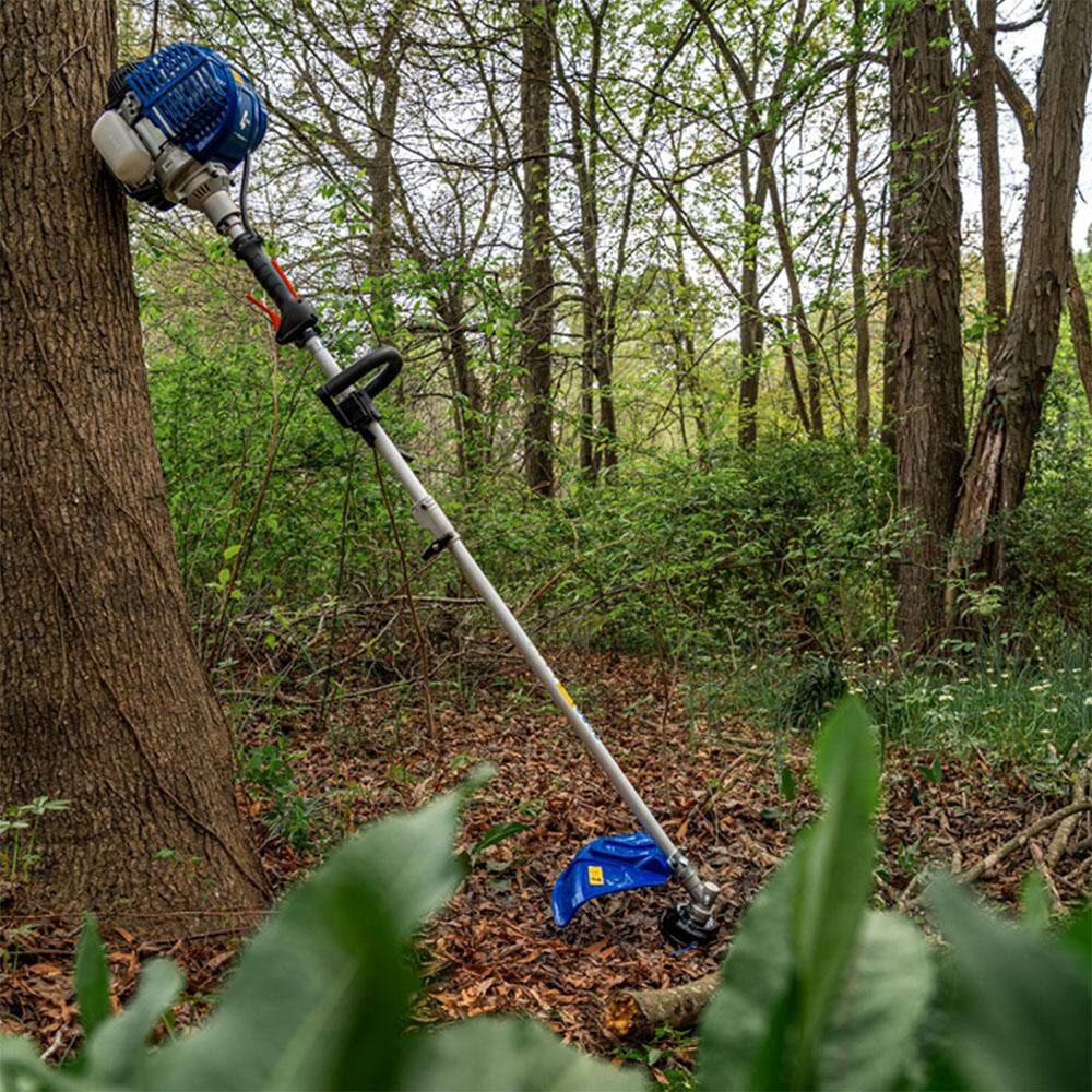 WILD BADGER POWER WBP31BCF 31 cc Gas 4-Stroke 2-in-1 Straight Shaft Grass Hand Held Trimmer with Brush Cutter Blade and Bonus Harness - Image 12