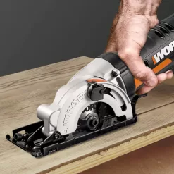 Worx WX523L POWER SHARE 20-Volt Worxsaw 3-3/8 in. Compact Circular Saw