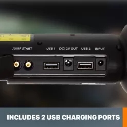Worx WX852L 12-Volt Portable Cordless Multi-Function Jump Starter with LED Lights and USB Charger (Battery and Charger Included)