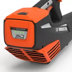 YARD FORCE YF60vRX-HHC7 60-Volt Cordless 2.5 Ah Lithium-Ion Leaf Blower, Chainsaw, Battery and Charger Combo Kit (4-Tool)