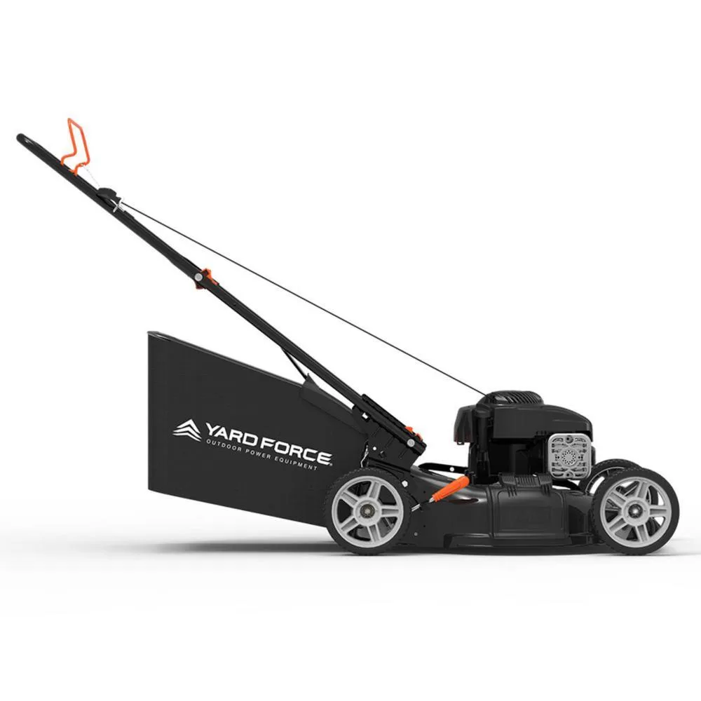 YARD FORCE YF22-3N1 21 in. 140cc Briggs and Stratton e500 Engine 3-In-1 Gas Walk Behind Lawn Mower