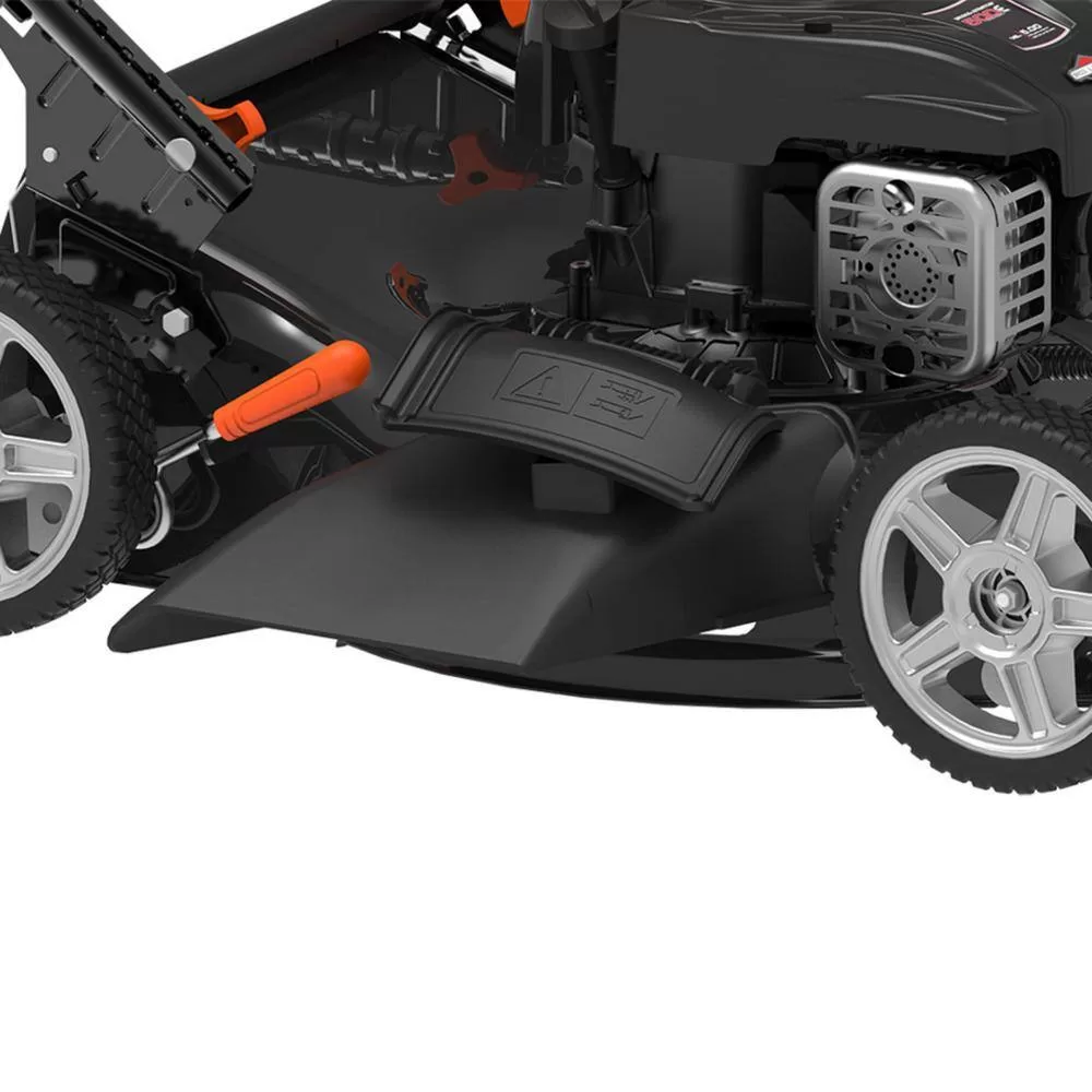 YARD FORCE YF22-3N1 21 in. 140cc Briggs and Stratton e500 Engine 3-In-1 Gas Walk Behind Lawn Mower
