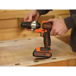 BLACK+DECKER Matrix 20-volt Max 3/8-in Keyless Cordless Drill(1 Li-ion Battery Included and Charger Included)