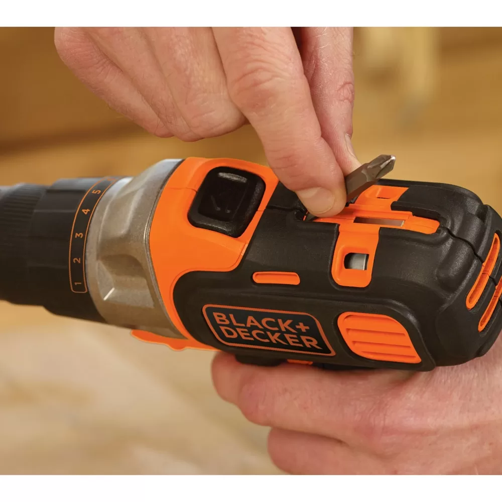 BLACK+DECKER Matrix 20-volt Max 3/8-in Keyless Cordless Drill(1 Li-ion Battery Included and Charger Included)