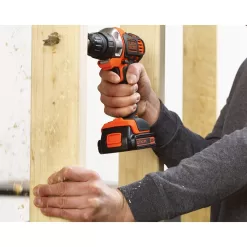 BLACK+DECKER Matrix 20-volt Max 3/8-in Keyless Cordless Drill(1 Li-ion Battery Included and Charger Included)