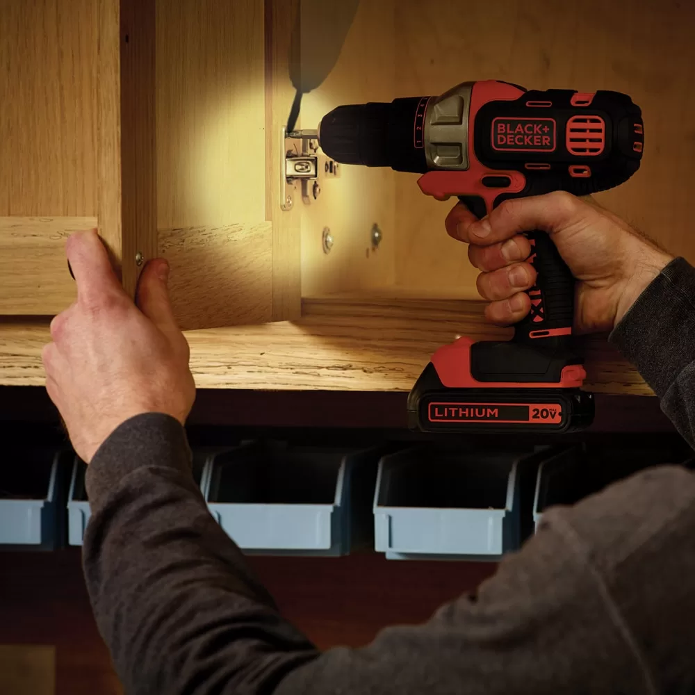 BLACK+DECKER Matrix 20-volt Max 3/8-in Keyless Cordless Drill(1 Li-ion Battery Included and Charger Included)