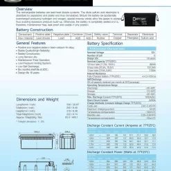 12V 200Ah 4D SLA AGM Battery Replacement for Solar Systems