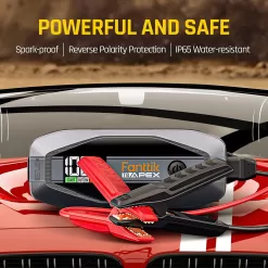 Fanttik 2000 Amp Jump Starter, 12V Car Battery Booster, 65W Two-Way Fast Charging