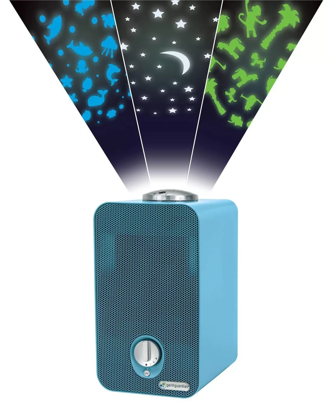 GermGuardian 3-Speed Blue HEPA and Uv Air Purifier (Covers: 54-sq ft)