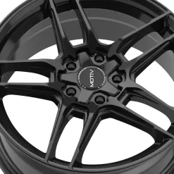 Motiv 18x7.5 5X108 434B Matic Black Wheel Rim | Qty 1