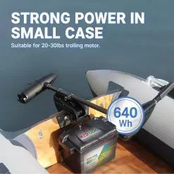 Redodo Portable 12V 50Ah LiFePO4 Lithium Battery 4000-8000 Cycles & 10-Year lifetime, Perfect for RV, Camper, Security Devices