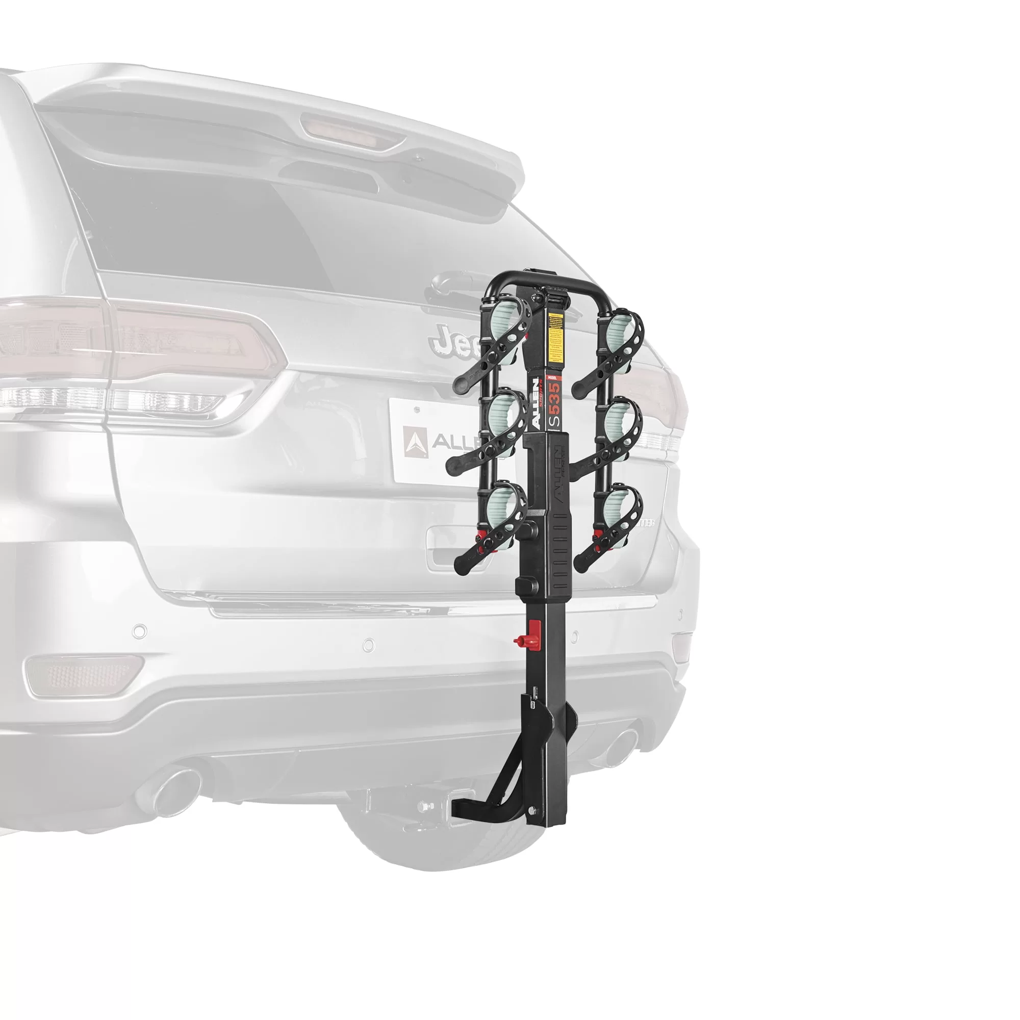 Allen Sports Premier 3-Bicycle Hitch Mounted Bike Rack Carrier, S-535