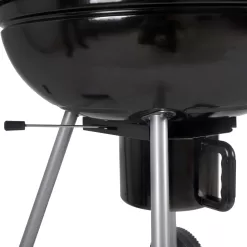 Mr. Bar-B-Q 22.17-in W Black/Porcelain Kettle Charcoal Grill