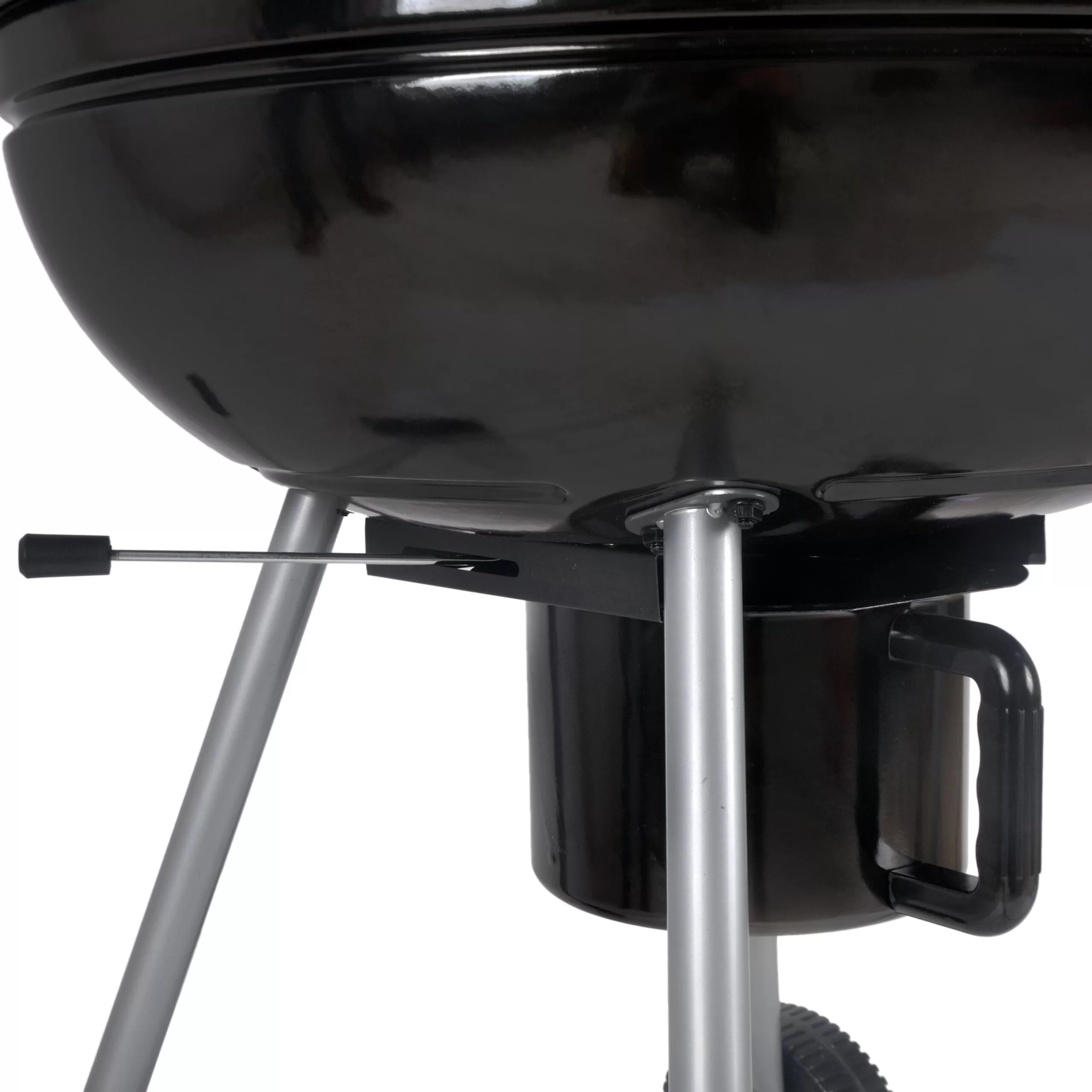 Mr. Bar-B-Q 22.17-in W Black/Porcelain Kettle Charcoal Grill