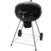 Mr. Bar-B-Q 22.17-in W Black/Porcelain Kettle Charcoal Grill