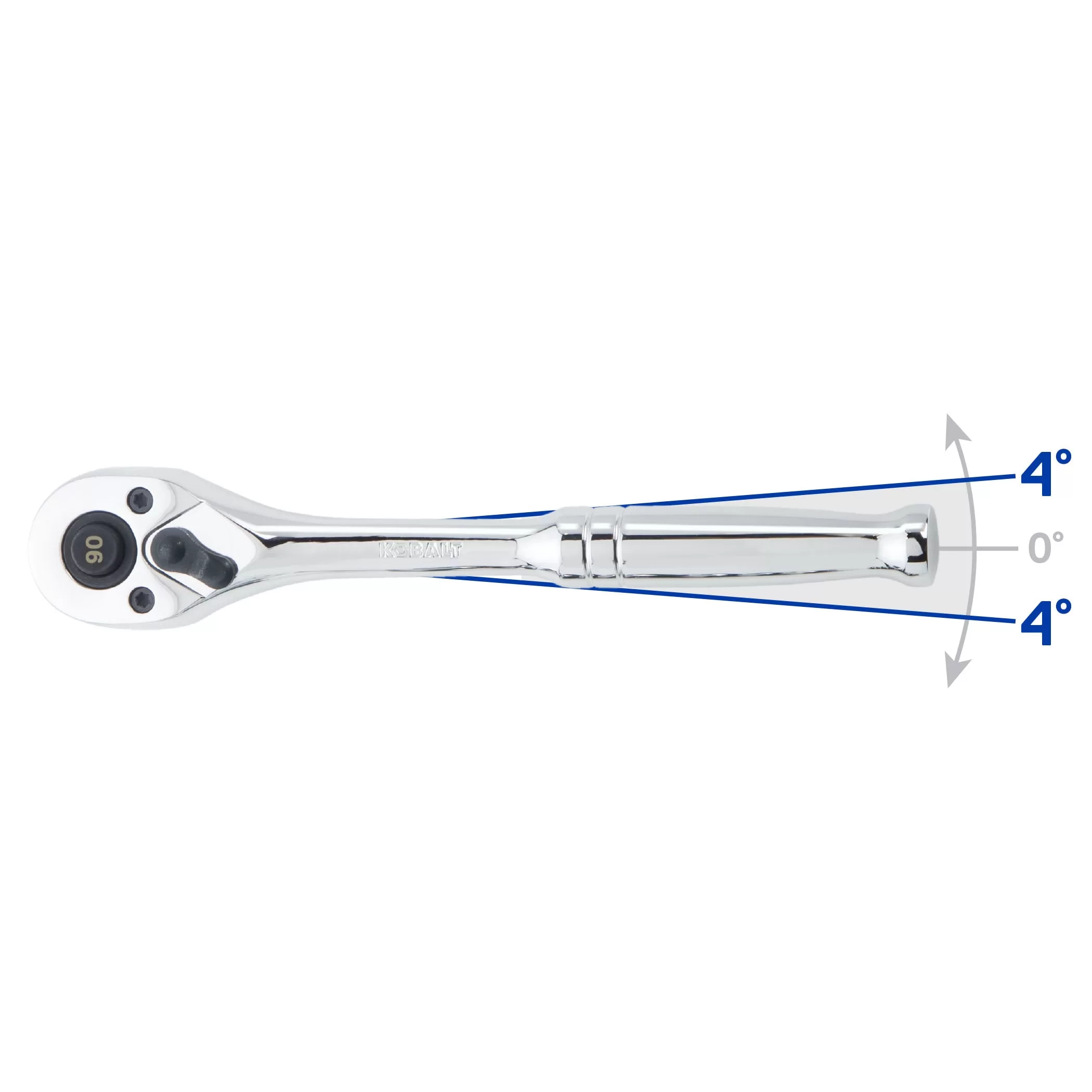 Kobalt 129-Piece Standard (SAE) and Metric Polished Chrome Mechanics Tool Set with Hard Case