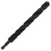 Drill America 6-Piece 31/64-in x 5-7/8-in Black and Gold Coated Hss Twist Drill Bit
