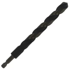 Drill America 6-Piece 31/64-in x 5-7/8-in Black and Gold Coated Hss Twist Drill Bit