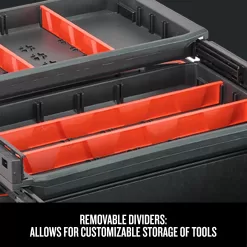 CRAFTSMAN 18-in Black Structural Foam Lockable Tool Box