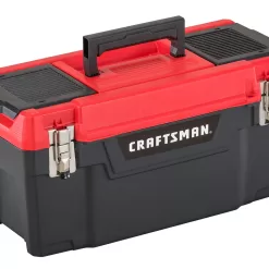 CRAFTSMAN 25-in Multiple Colors/Finishes Plastic Lockable Tool Box