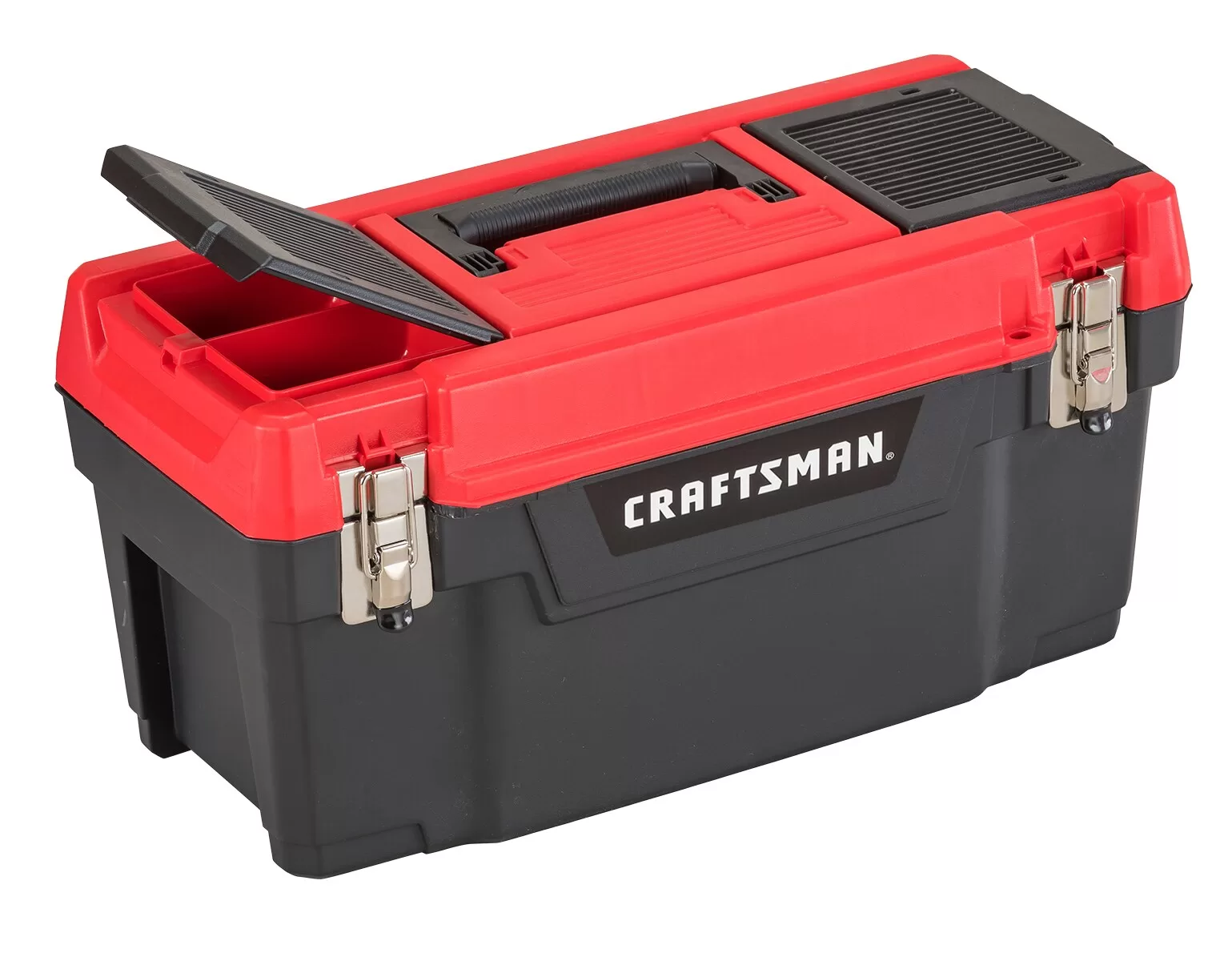 CRAFTSMAN 25-in Multiple Colors/Finishes Plastic Lockable Tool Box