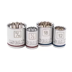 Kobalt 40-Piece Standard (SAE) and Metric Polished Chrome Mechanics Tool Set with Hard Case