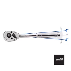 Kobalt 40-Piece Standard (SAE) and Metric Polished Chrome Mechanics Tool Set with Hard Case