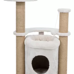 Trixie Pet Products 32.7-in x 15.7-in Gray Polyester Cat Tree