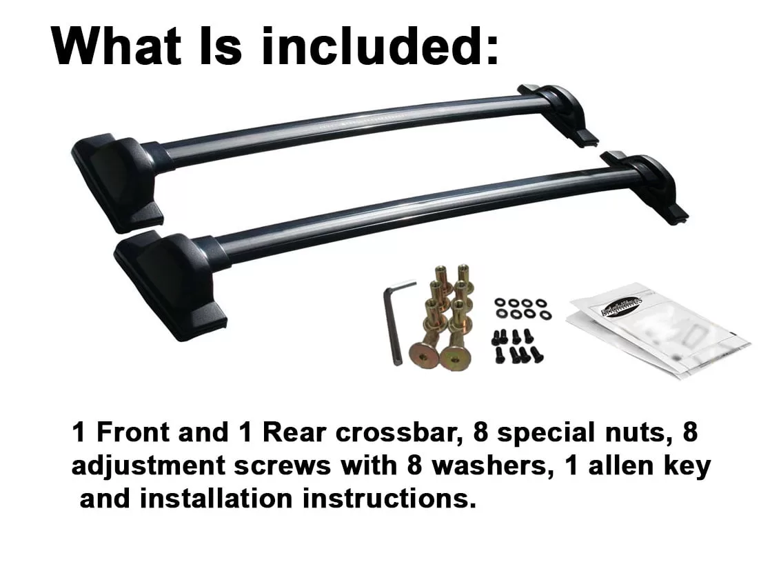 BrightLines Roof Rack Crossbars Roof Bars Replacement for Honda CR-V 2007 - 2011