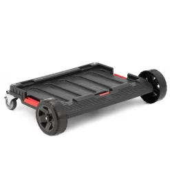 Qbrick System QS ONE 29.3-in Black Metal Wheels Lockable Tool Box